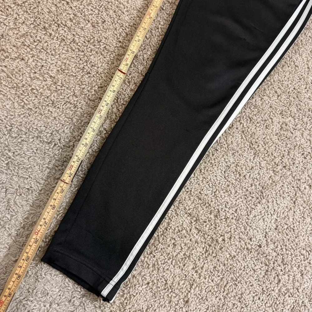 Adidas Track Pants Mens Medium Black Good Climacool Tapered M64032 Three Stripe